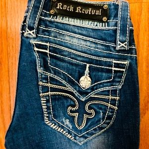 ROCK REVIVAL - Jen skinny, sz 26 w/approx. 29 1/2 inseam
